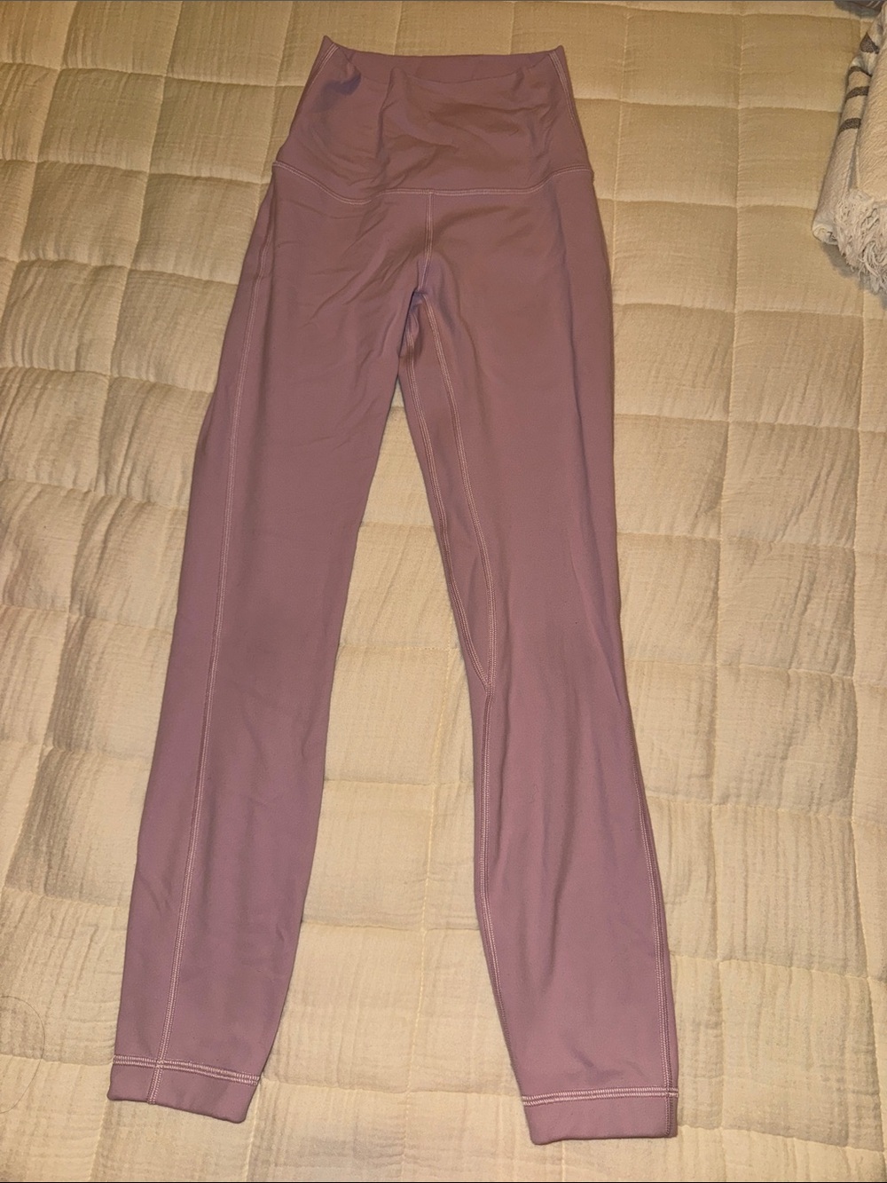 High-Rise baby pink Leggings for Women